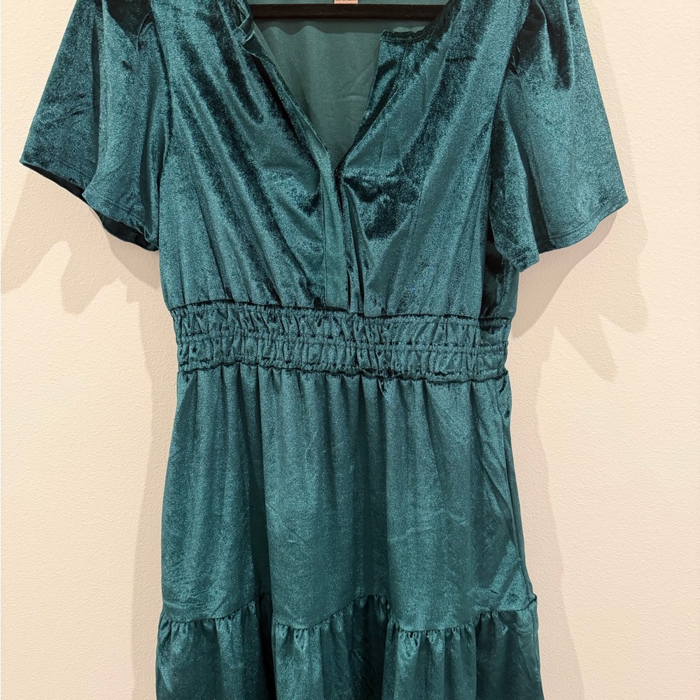 French Connection Shimmering Teal Blouse